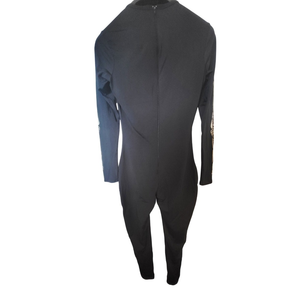 Leg Avenue Women's Skeleton Halloween Bodysuit Costume - Size Small - Picture 3 of 6